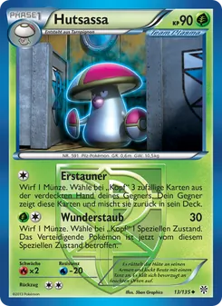 Karte Hutsassa aus Plasma-Sturm, Nummer 13/135