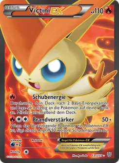Karte Victini-EX aus Plasma-Sturm, Nummer 131/135