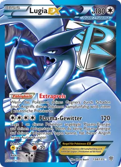 Karte Lugia-EX aus Plasma-Sturm, Nummer 134/135