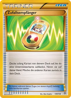 Karte Zufallsempfänger aus Plasma-Sturm, Nummer 138/135