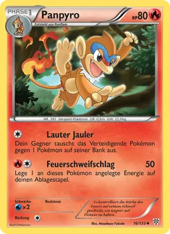 Karte Panpyro aus Plasma-Sturm, Nummer 16/135