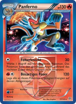 Karte Panferno aus Plasma-Sturm, Nummer 17/135