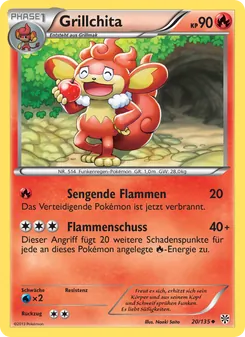 Karte Grillchita aus Plasma-Sturm, Nummer 20/135