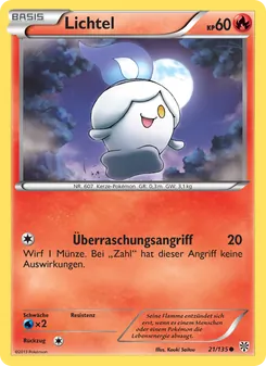 Karte Lichtel aus Plasma-Sturm, Nummer 21/135