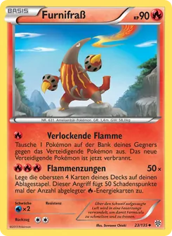Karte Furnifraß aus Plasma-Sturm, Nummer 23/135