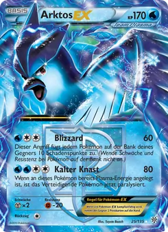Karte Arktos-EX aus Plasma-Sturm, Nummer 25/135