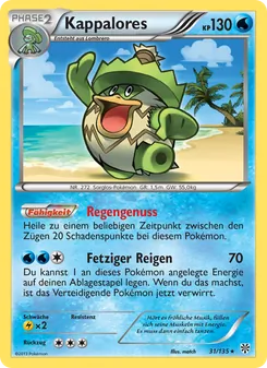 Karte Kappalores aus Plasma-Sturm, Nummer 31/135