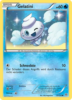 Karte Gelatini aus Plasma-Sturm, Nummer 35/135