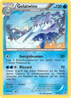 Karte Gelatwino aus Plasma-Sturm, Nummer 37/135