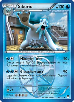 Karte Siberio aus Plasma-Sturm, Nummer 41/135