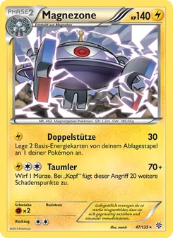 Karte Magnezone aus Plasma-Sturm, Nummer 47/135