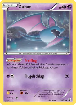 Karte Zubat aus Plasma-Sturm, Nummer 53/135