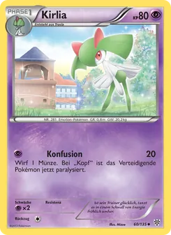 Karte Kirlia aus Plasma-Sturm, Nummer 60/135
