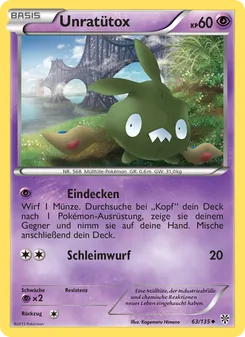 Karte Unratütox aus Plasma-Sturm, Nummer 63/135