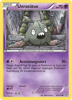 Karte Unratütox aus Plasma-Sturm, Nummer 65/135