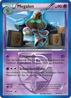 Karte Megalon aus Plasma-Sturm, Nummer 70/135