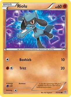 Karte Riolu aus Plasma-Sturm, Nummer 75/135