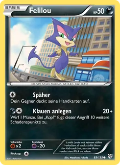 Karte Felilou aus Plasma-Sturm, Nummer 83/135