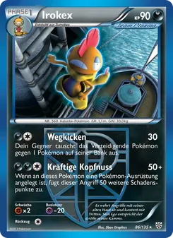 Karte Irokex aus Plasma-Sturm, Nummer 86/135