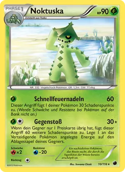 Karte Noktuska aus Plasma-Frost, Nummer 10/116