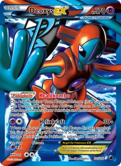 Karte Deoxys-EX aus Plasma-Frost, Nummer 111/116