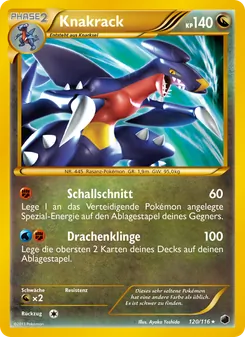 Karte Knakrack aus Plasma-Frost, Nummer 120/116
