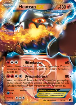Karte Heatran-EX aus Plasma-Frost, Nummer 13/116