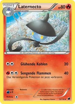 Karte Laternecto aus Plasma-Frost, Nummer 15/116