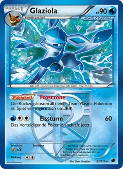 Karte Glaziola aus Plasma-Frost, Nummer 23/116