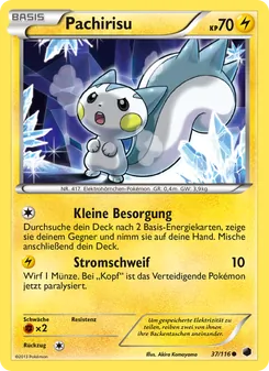 Karte Pachirisu aus Plasma-Frost, Nummer 37/116