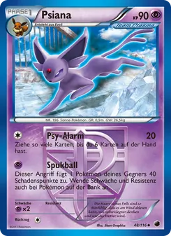 Karte Psiana aus Plasma-Frost, Nummer 48/116