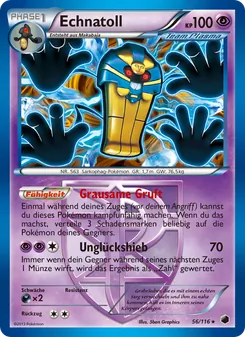 Karte Echnatoll aus Plasma-Frost, Nummer 56/116