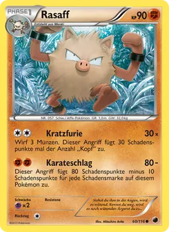 Karte Rasaff aus Plasma-Frost, Nummer 60/116