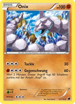 Karte Onix aus Plasma-Frost, Nummer 61/116