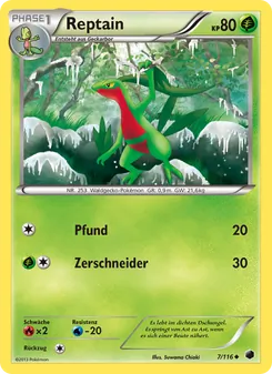 Karte Reptain aus Plasma-Frost, Nummer 7/116