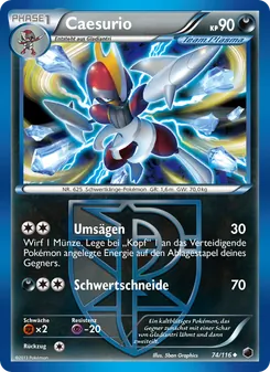 Karte Caesurio aus Plasma-Frost, Nummer 74/116