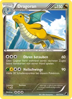 Karte Dragoran aus Plasma-Frost, Nummer 83/116