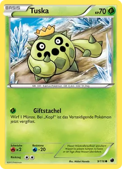 Karte Tuska aus Plasma-Frost, Nummer 9/116