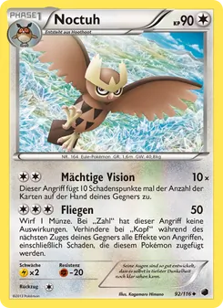 Karte Noctuh aus Plasma-Frost, Nummer 92/116