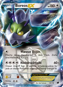 Karte Boreos-EX aus Plasma-Frost, Nummer 98/116