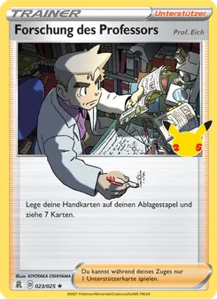 Karte Forschung des Professors (Prof. Eich) aus Celebrations, Nummer 23/25