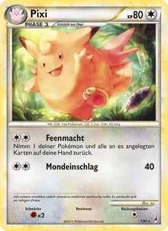 Karte Pixi aus Ruf der Legenden, Nummer 1/95