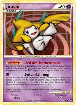 Karte Jirachi aus Ruf der Legenden, Nummer 11/95