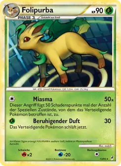 Karte Folipurba aus Ruf der Legenden, Nummer 13/95