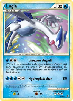 Karte Lugia aus Ruf der Legenden, Nummer 15/95