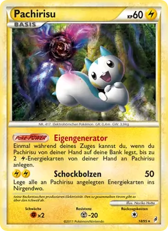 Karte Pachirisu aus Ruf der Legenden, Nummer 18/95
