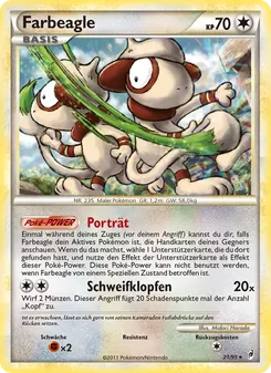 Karte Farbeagle aus Ruf der Legenden, Nummer 21/95