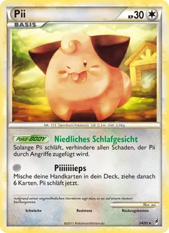 Karte Pii aus Ruf der Legenden, Nummer 24/95