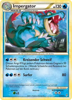 Karte Impergator aus Ruf der Legenden, Nummer 25/95