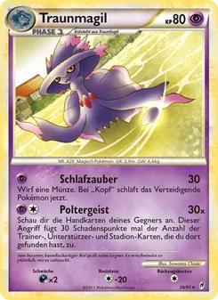 Karte Traunmagil aus Ruf der Legenden, Nummer 28/95